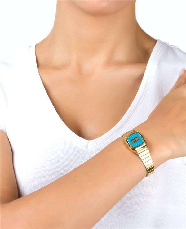 Casio Vintage LA670WGA-2D Gold Plated Watch for Women-Watch Portal Philippines