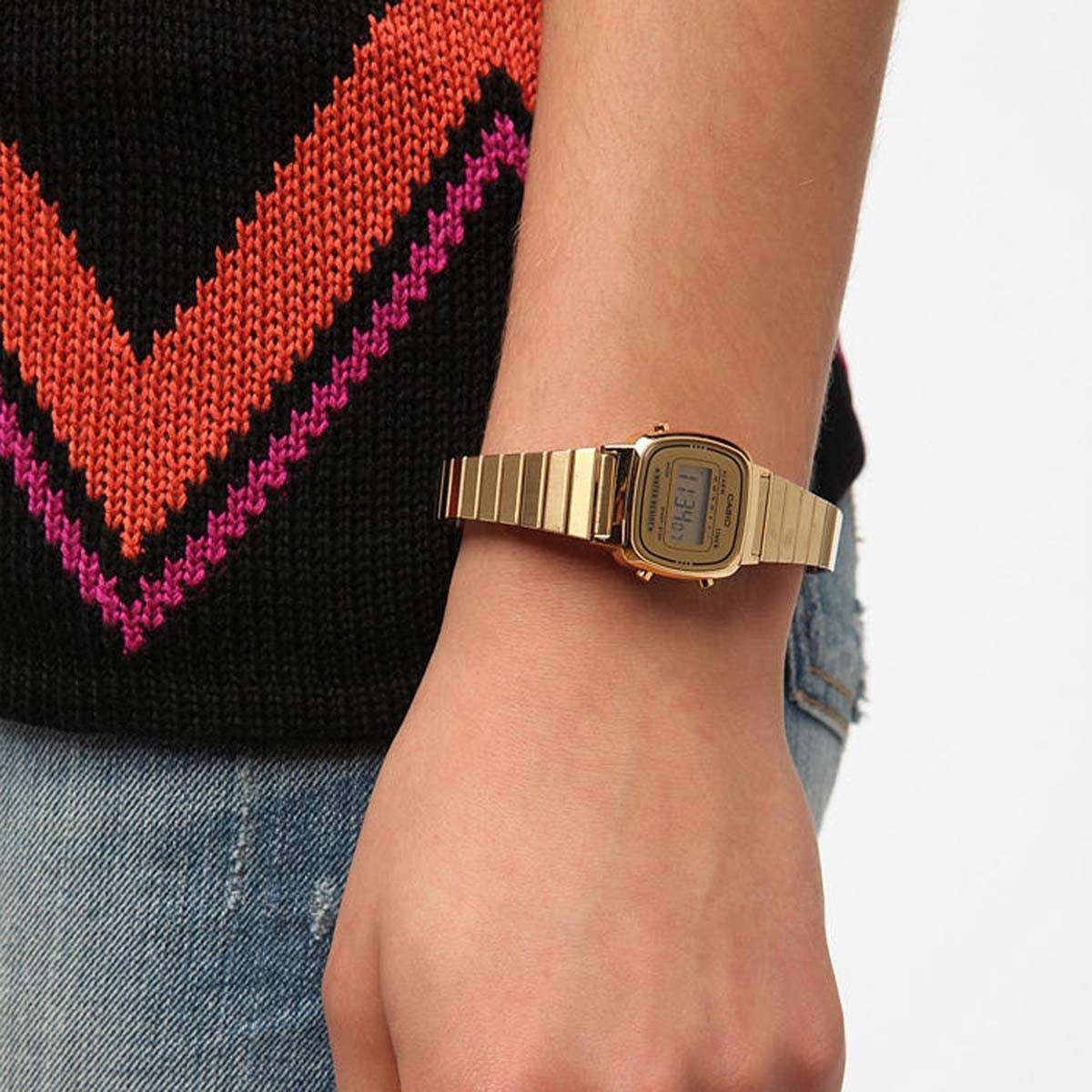 Casio Vintage LA670WGA-9D Gold Plated Watch for Women-Watch Portal Philippines