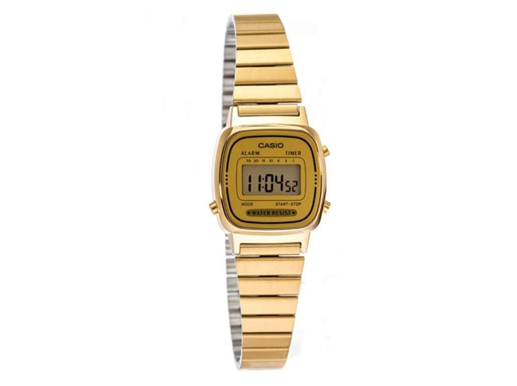 Casio Vintage LA670WGA-9D Gold Plated Watch for Women-Watch Portal Philippines