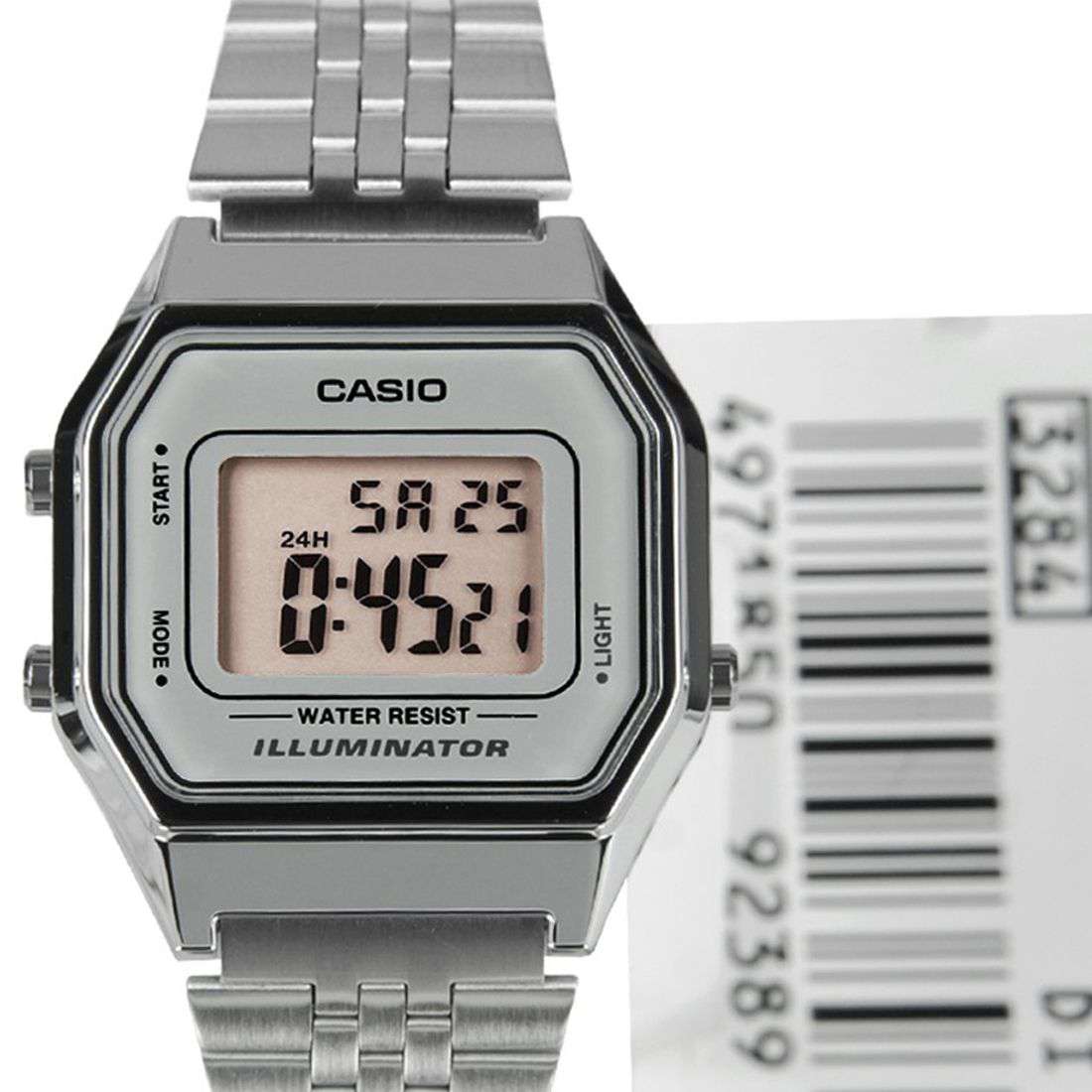 Casio Vintage LA680WA-7DF Silver Stainless Watch for Women-Watch Portal Philippines