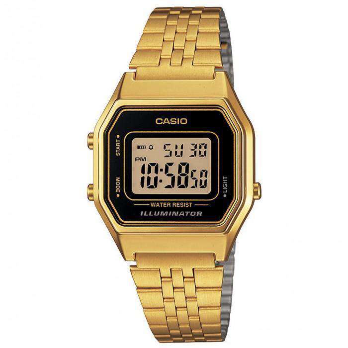 Casio Vintage LA680WGA-1D Gold Plated Watch For Women-Watch Portal Philippines
