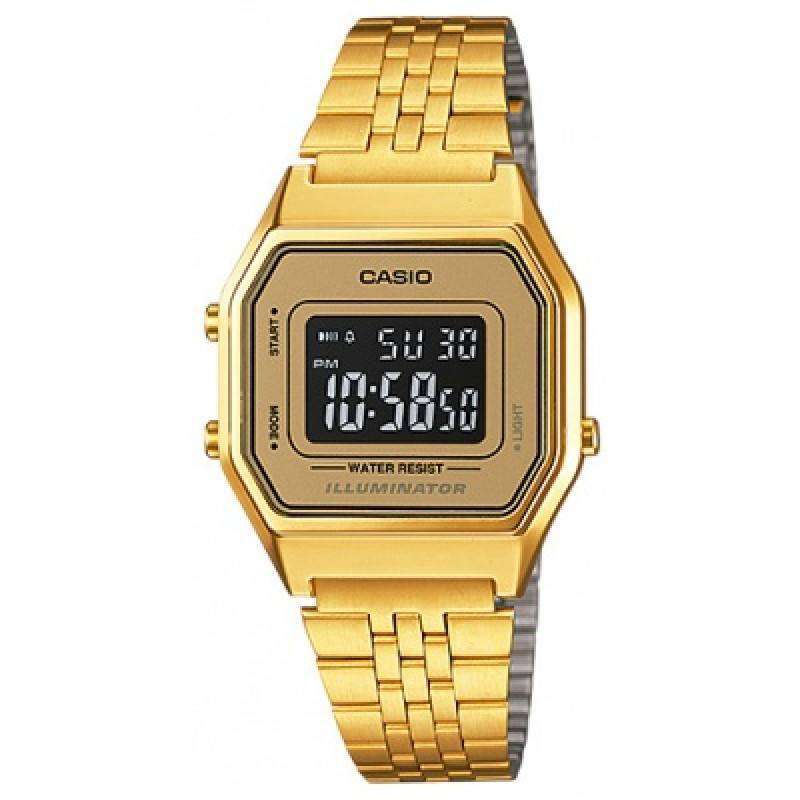 Casio Vintage LA680WGA-9B Gold Plated Watch For Women-Watch Portal Philippines