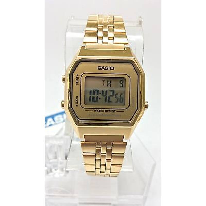 Casio Vintage LA680WGA-9D Gold Plated Watch for Women-Watch Portal Philippines