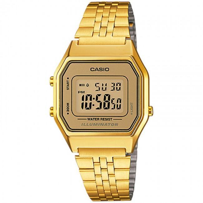 Casio Vintage LA680WGA-9D Gold Plated Watch for Women-Watch Portal Philippines