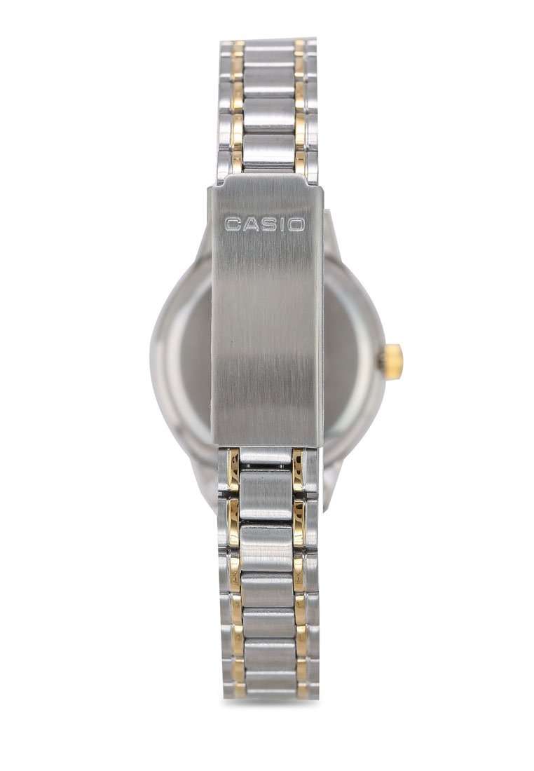 Casio Vintage LTP-1128G-9AR Silver & Gold Stainless Watch for Women-Watch Portal Philippines