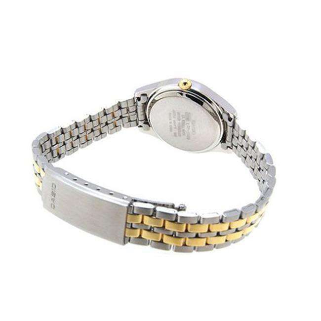 Casio Vintage LTP-1129G-7BRDF Silver & Gold Stainless Watch for Women-Watch Portal Philippines