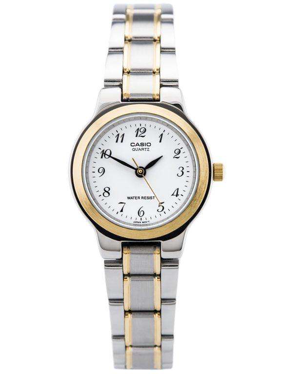 Casio Vintage LTP-1131G-7BRDF Silver & Gold Stainless Watch for Women-Watch Portal Philippines