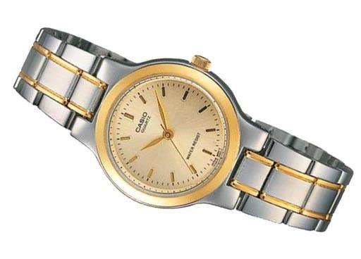Casio Vintage LTP-1131G-9A Silver & Gold Stainless Steel Strap Watch for Women-Watch Portal Philippines