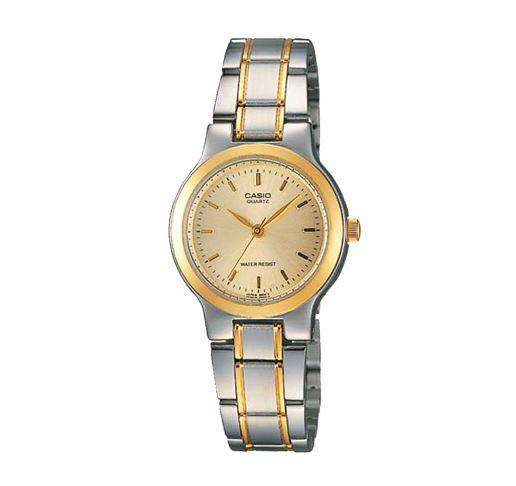 Casio Vintage LTP-1131G-9A Silver & Gold Stainless Steel Strap Watch for Women-Watch Portal Philippines