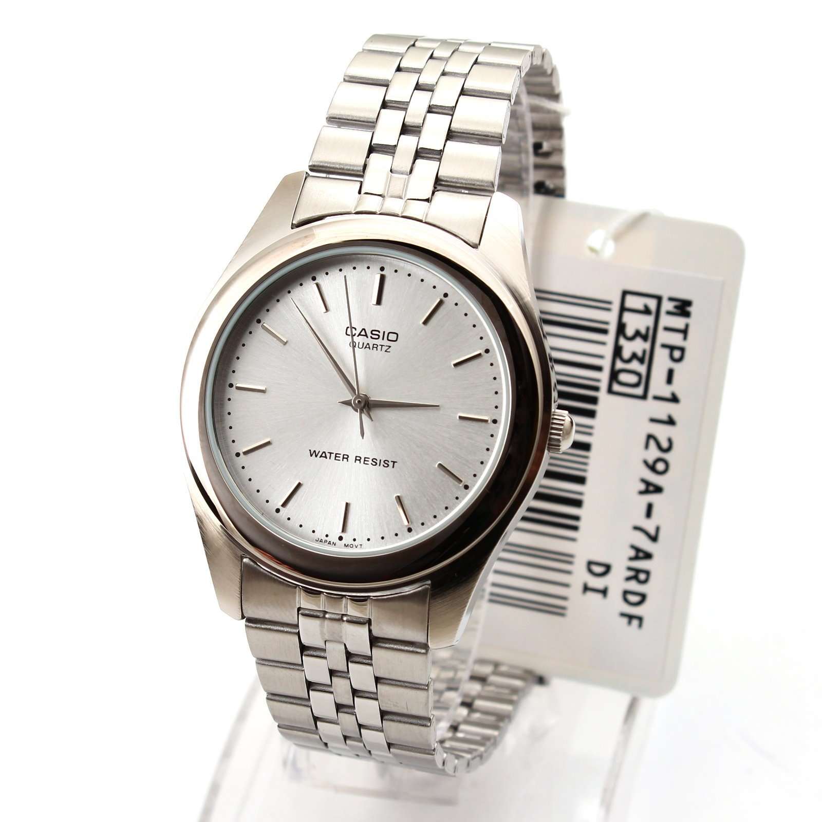 Casio Vintage MTP-1129A-7ARDF Silver Stainless Steel Strap Unisex Watch-Watch Portal Philippines