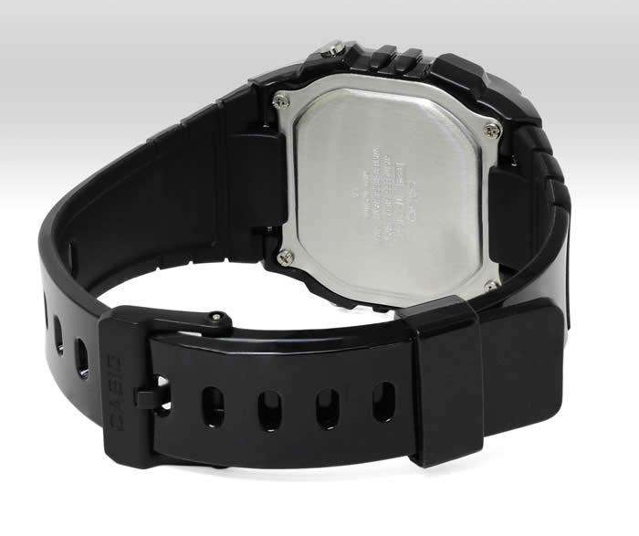 Casio W-215H-1A2 Black Resin Strap Watch for Men and Women-Watch Portal Philippines