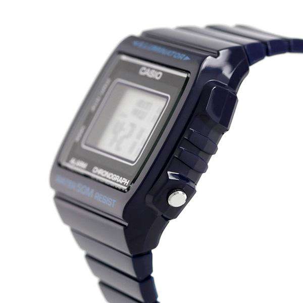 Casio W-215H-2A Navy Blue Resin Strap Watch For Men and Women-Watch Portal Philippines