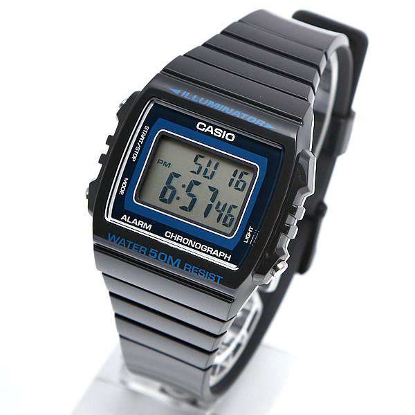 Casio W-215H-8A Dark Gray Resin Strap Watch For Men and Women-Watch Portal Philippines