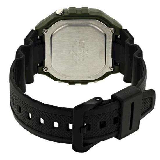 Casio W-218H-3A Green Resin Watch for Men-Watch Portal Philippines