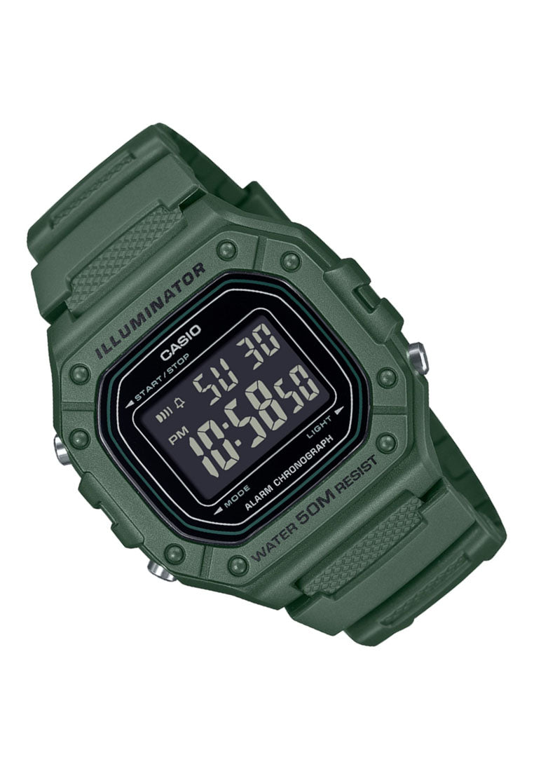 Casio W-218H-3B Digital Rubber Strap Watch For Men-Watch Portal Philippines