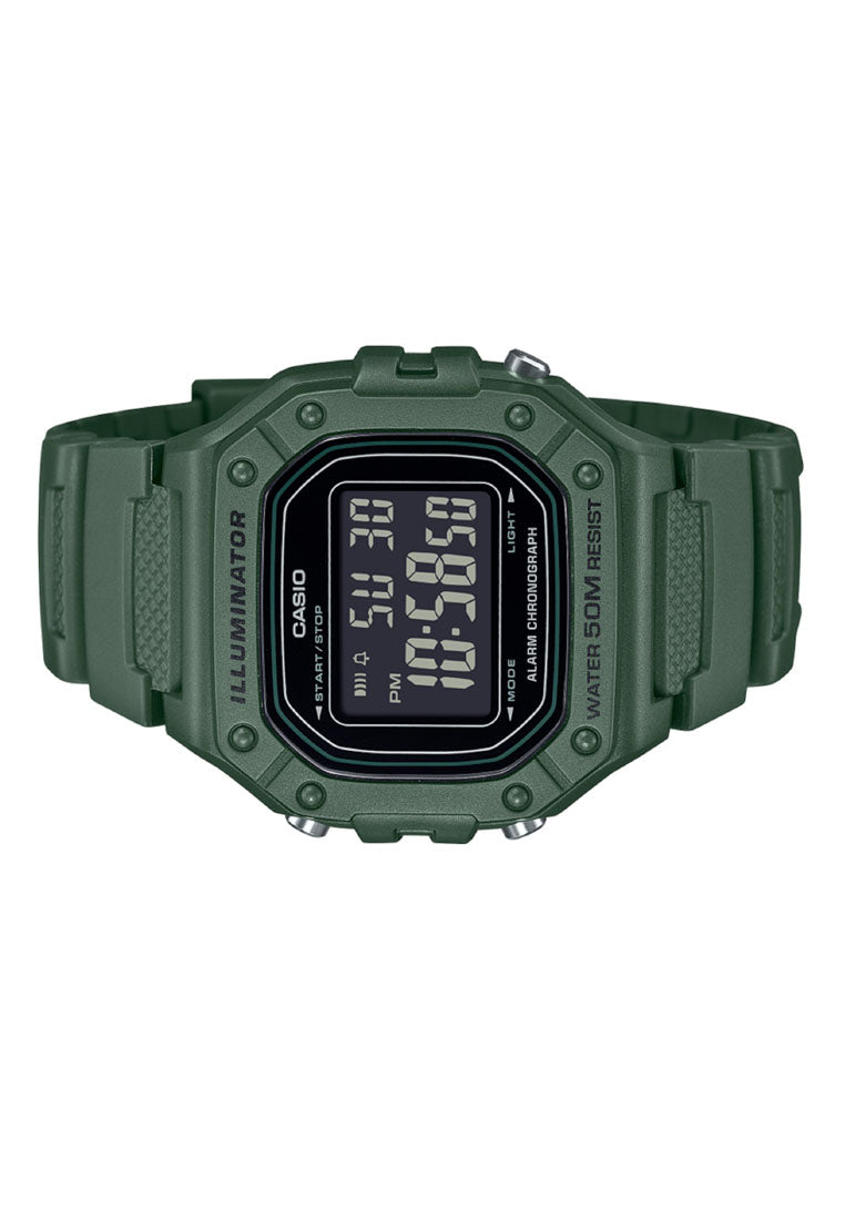Casio W-218H-3B Digital Rubber Strap Watch For Men-Watch Portal Philippines