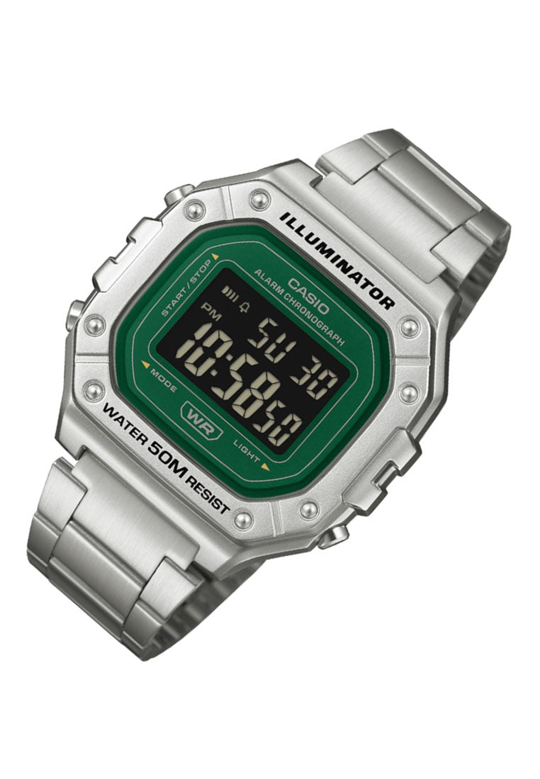 Casio W-218HD-3AVDF Stainless Steel Strap Digital Watch for Men-Watch Portal Philippines