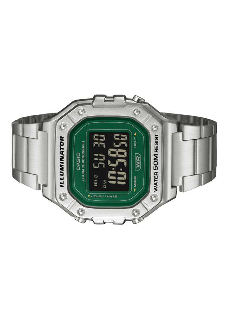 Casio W-218HD-3AVDF Stainless Steel Strap Digital Watch for Men-Watch Portal Philippines