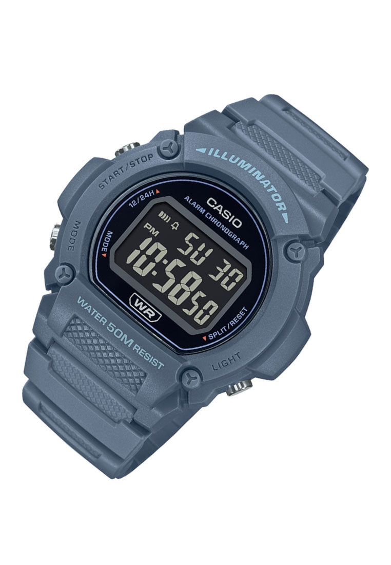 Casio W-219HC-2B Digital Rubber Strap Watch-Watch Portal Philippines