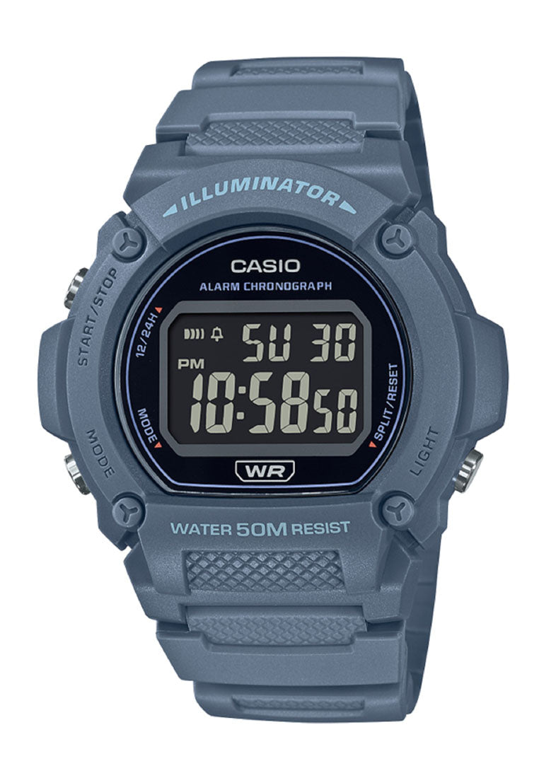 Casio W-219HC-2B Digital Rubber Strap Watch-Watch Portal Philippines