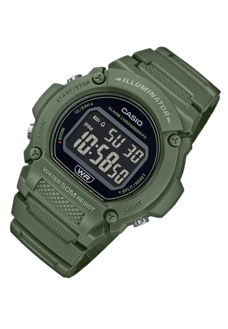 Casio W-219HC-3B Digital Rubber Strap Watch-Watch Portal Philippines