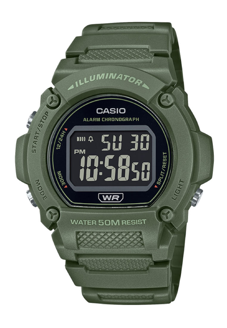 Casio W-219HC-3B Digital Rubber Strap Watch-Watch Portal Philippines