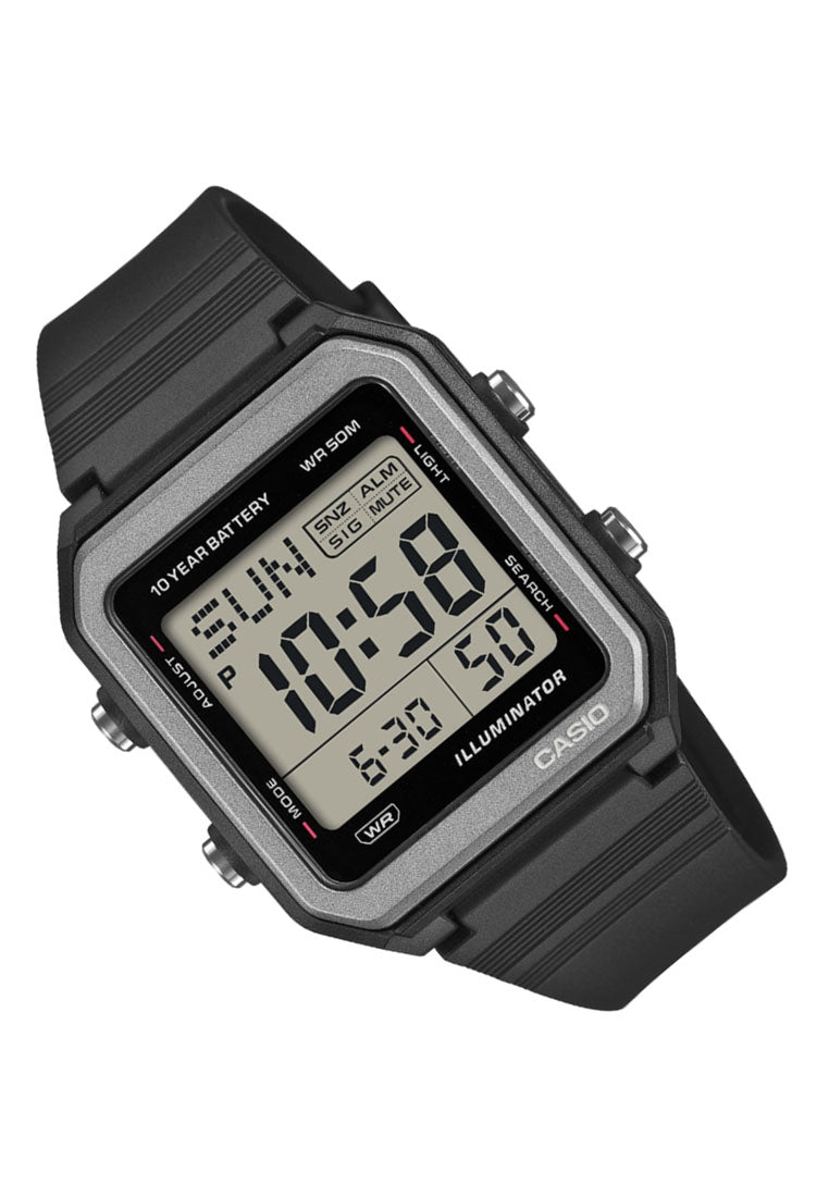 Casio W-221H-1AVDF Rubber Strap Digital Watch for Men-Watch Portal Philippines