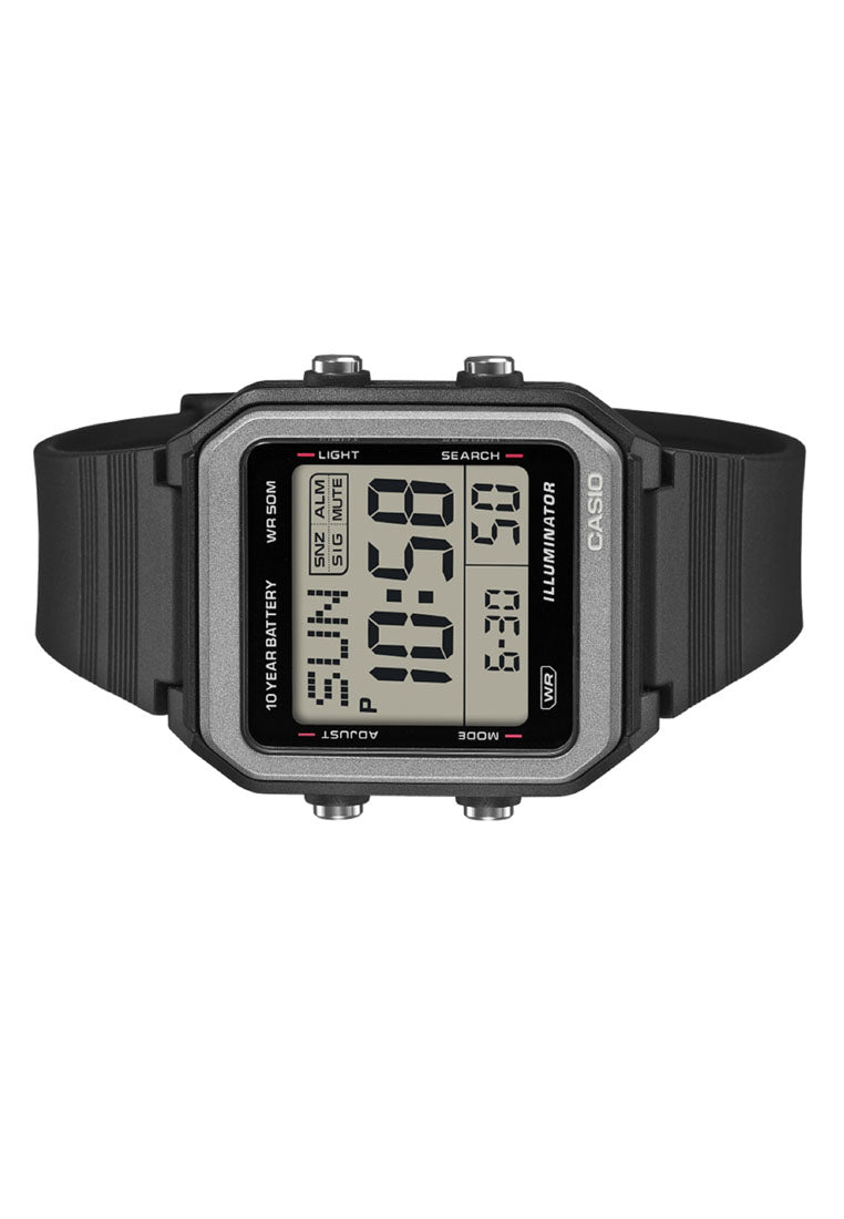 Casio W-221H-1AVDF Rubber Strap Digital Watch for Men-Watch Portal Philippines