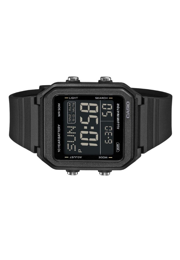 Casio W-221H-1BVDF Rubber Strap Digital Watch for Men-Watch Portal Philippines