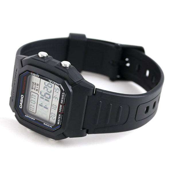 Casio W-800H-1AVDF Black Resin Strap Watch for Men-Watch Portal Philippines
