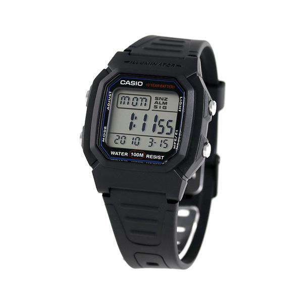 Casio W-800H-1AVDF Black Resin Strap Watch for Men-Watch Portal Philippines