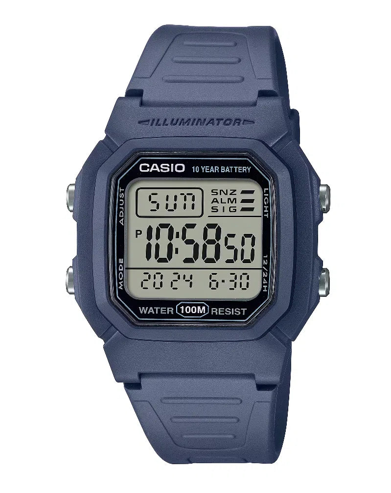 Casio W-800H-2A Digital Rubber Strap Watch For Men-Watch Portal Philippines