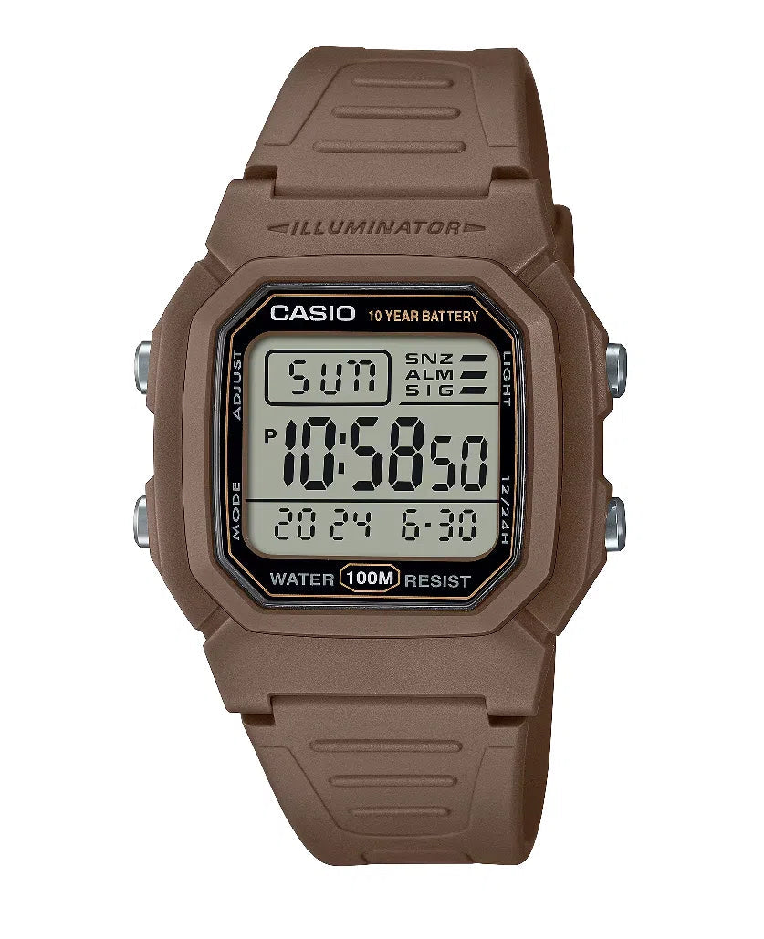Casio W-800H-5A Digital Rubber Strap Watch For Men-Watch Portal Philippines