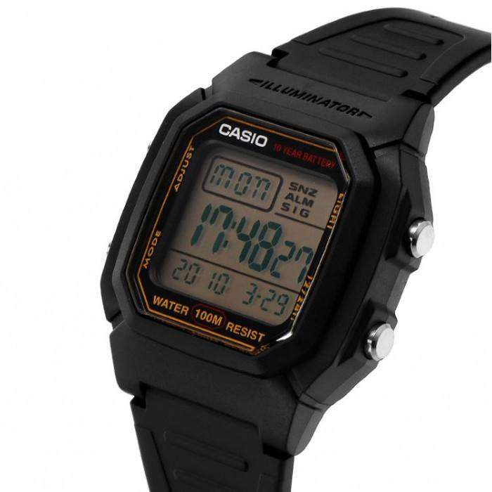 Casio W-800HG-9AVDF Black Resin Watch for Men and Women-Watch Portal Philippines