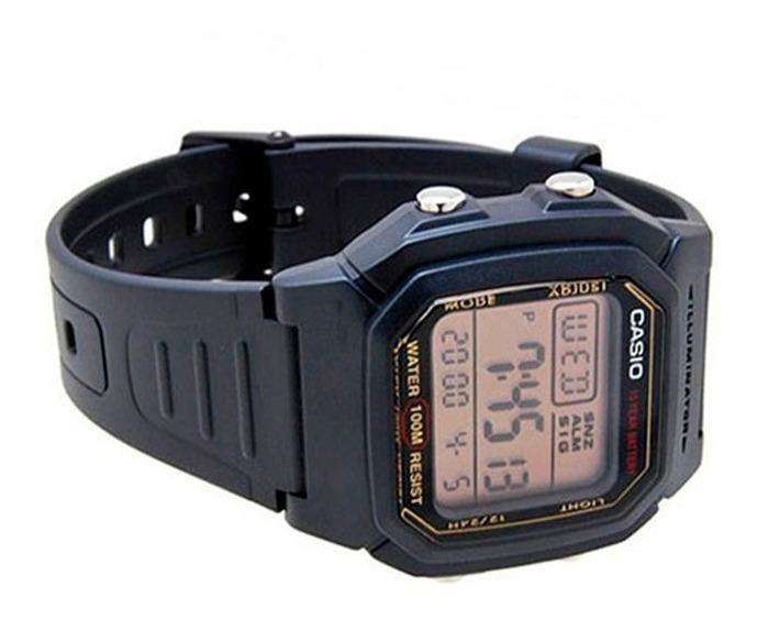 Casio W-800HG-9AVDF Black Resin Watch for Men and Women-Watch Portal Philippines