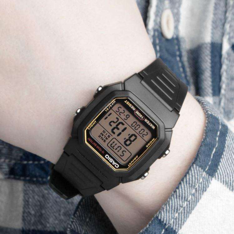 Casio W-800HG-9AVDF Black Resin Watch for Men and Women-Watch Portal Philippines