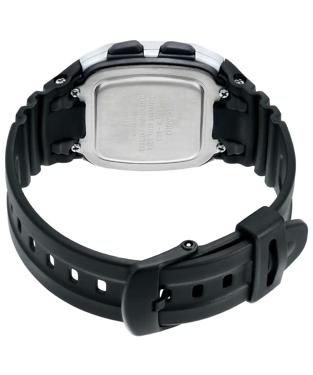 Casio W-96H-1AVDF Black Resin Watch for Men and Women-Watch Portal Philippines