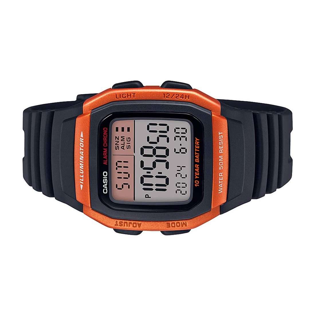 Casio W-96H-4A2VDF Black Resin Watch for Men and Women-Watch Portal Philippines