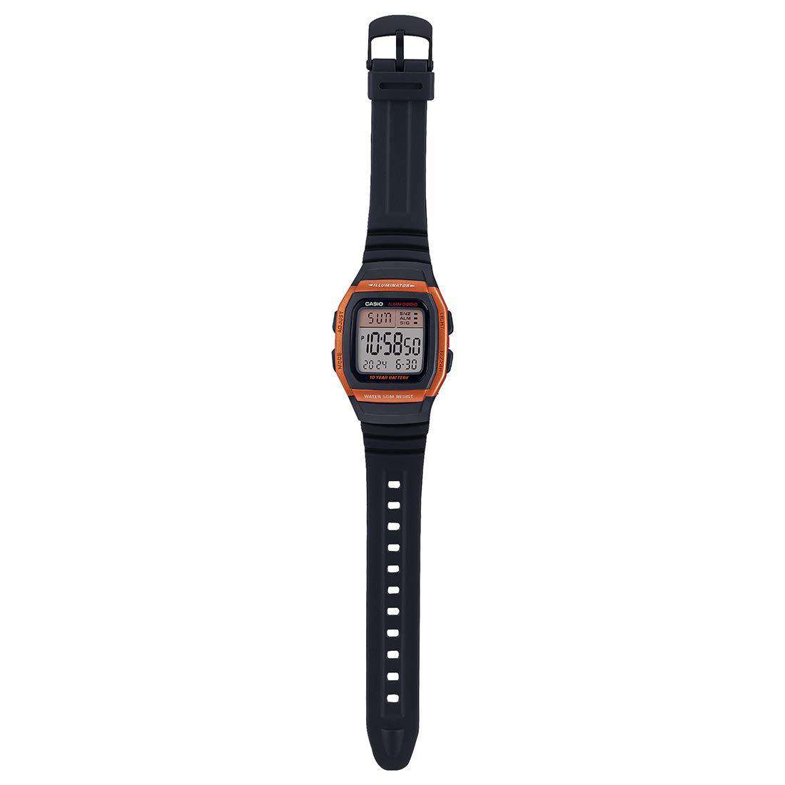 Casio W-96H-4A2VDF Black Resin Watch for Men and Women-Watch Portal Philippines