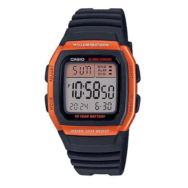 Casio W-96H-4A2VDF Black Resin Watch for Men and Women-Watch Portal Philippines