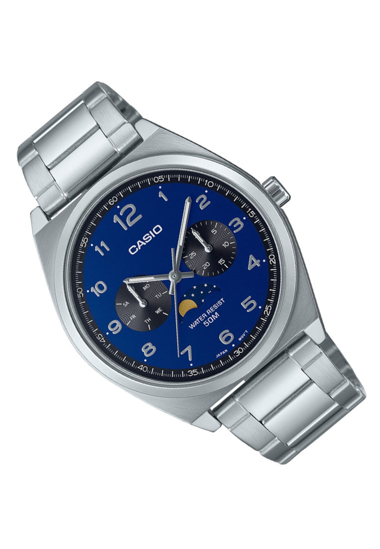 Casio Watch MTP-M300D-2A Analog Stainless Steel Watch For Men-Watch Portal Philippines