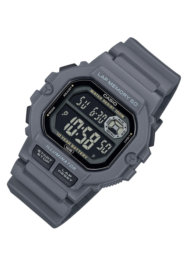 Casio WS-1400H-8B Digital Rubber Strap Watch for Men-Watch Portal Philippines