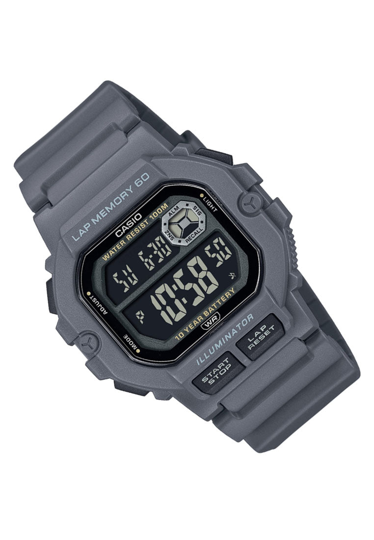 Casio WS-1400H-8B Digital Rubber Strap Watch for Men-Watch Portal Philippines