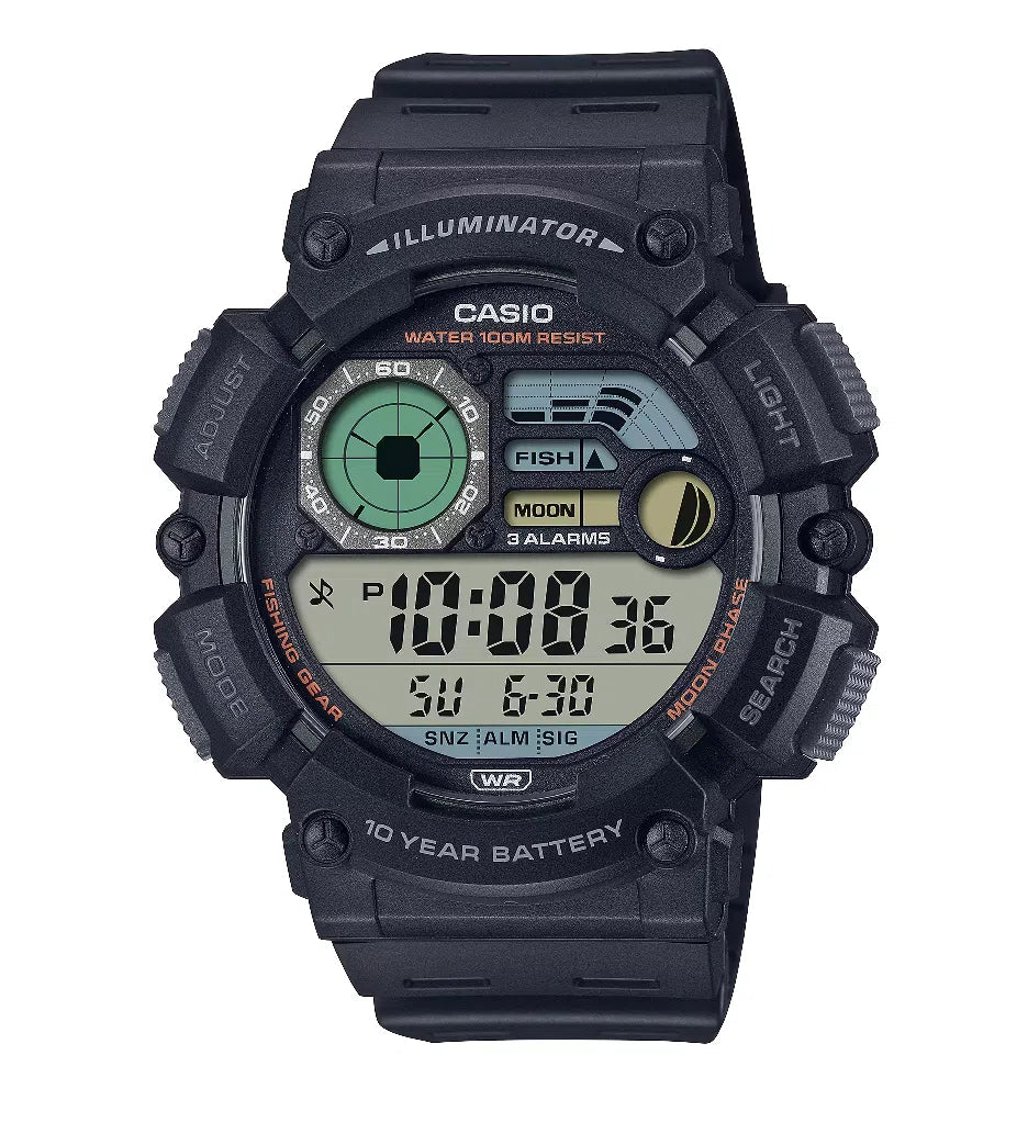 Casio WS-1500H-1A Digital Rubber Strap Watch For Men-Watch Portal Philippines
