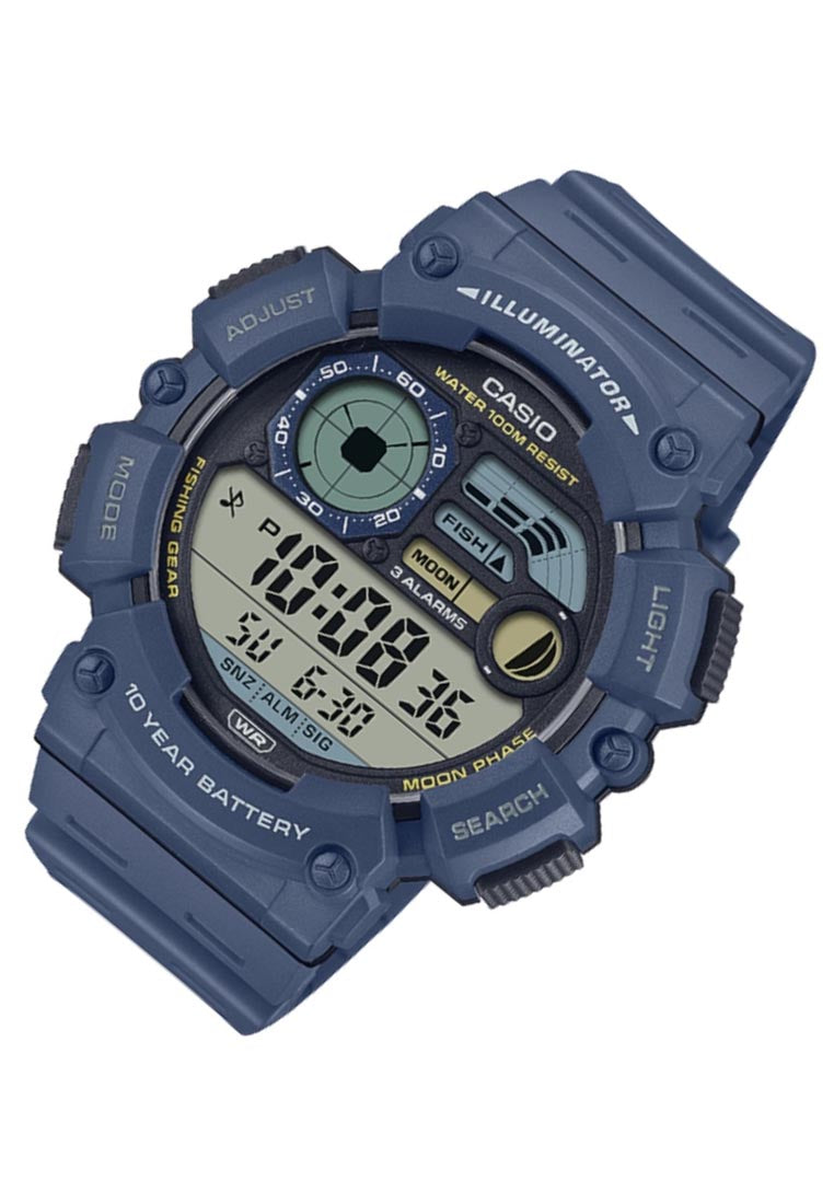 Casio WS-1500H-2A Digital Rubber Strap Watch For Men-Watch Portal Philippines