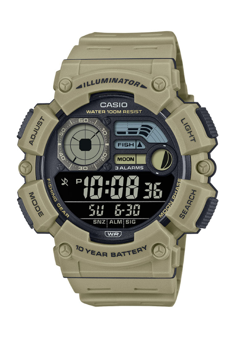 Casio WS-1500H-5B Digital Rubber Strap Watch for Men-Watch Portal Philippines