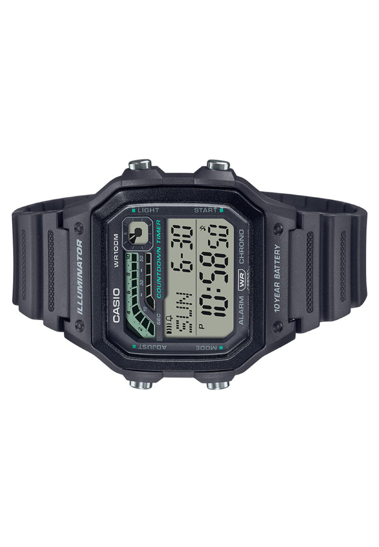 Casio WS-1600H-8A Digital Rubber Strap Watch For Men-Watch Portal Philippines