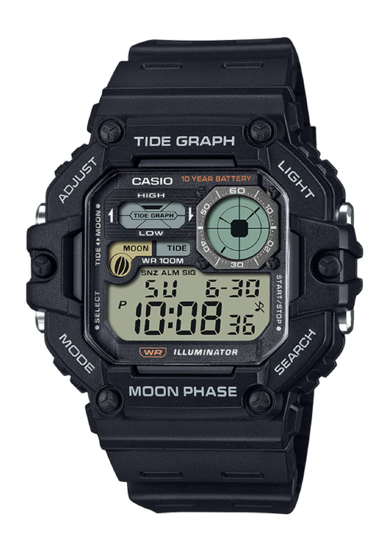 Casio WS-1700H-1A Digital Rubber Strap Watch For Men-Watch Portal Philippines
