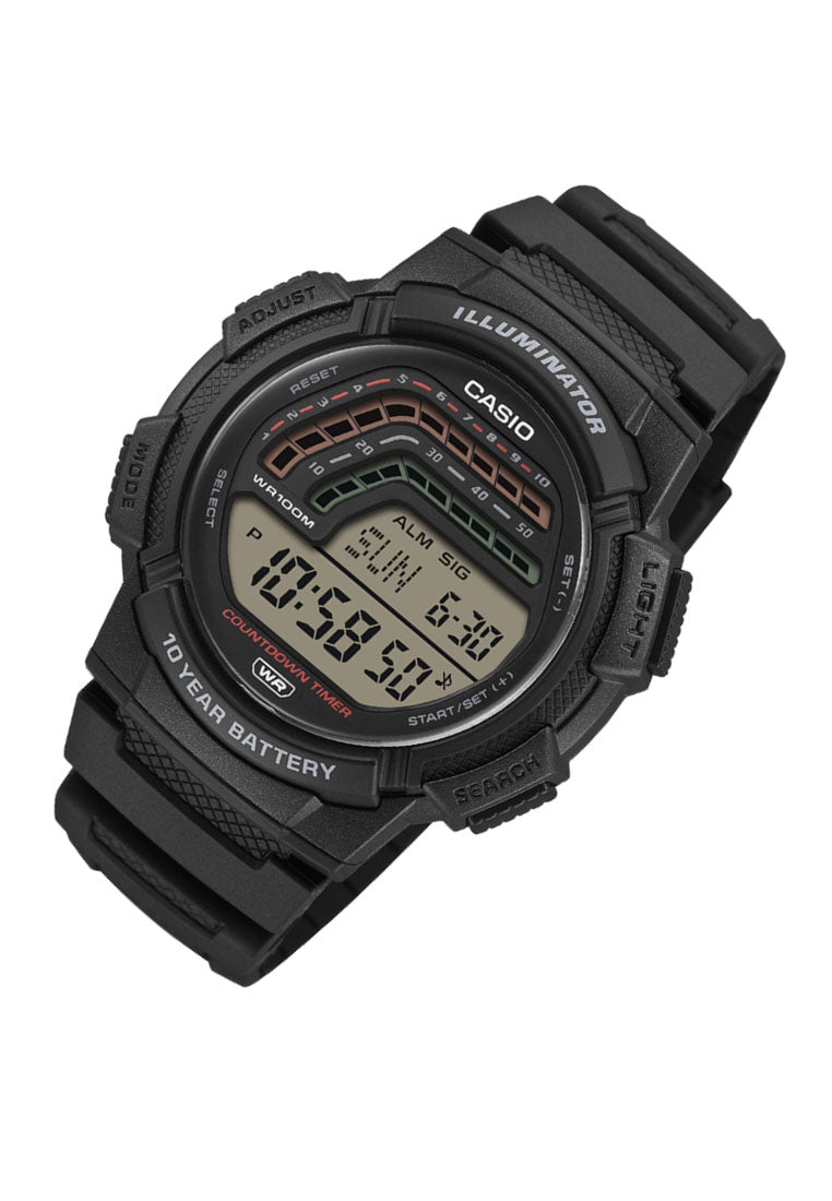 Casio WS-1800-1AVDF Digital Rubber Strap Watch For Men-Watch Portal Philippines