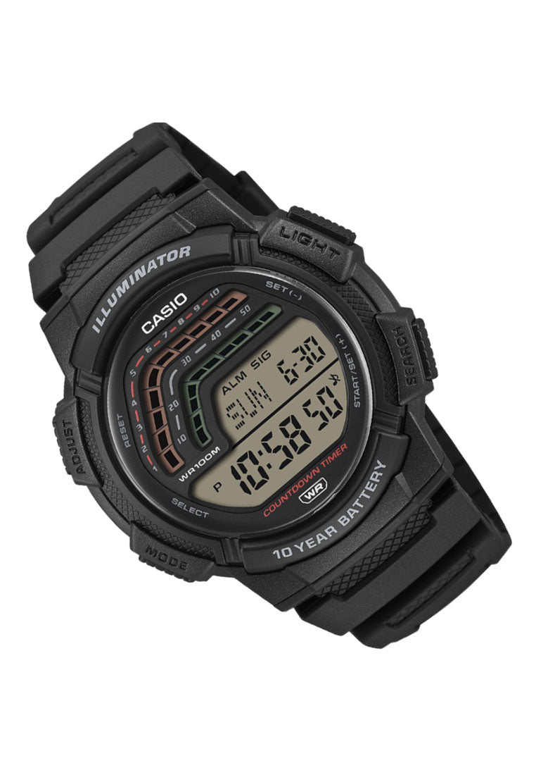 Casio WS-1800-1AVDF Digital Rubber Strap Watch For Men-Watch Portal Philippines